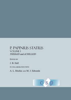 Book cover for P. Papinius Statius Volume I