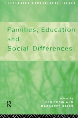 Cover of Families, Education and Social Differences