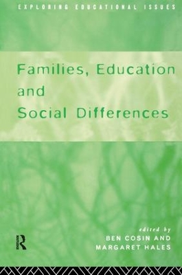 Book cover for Families, Education and Social Differences