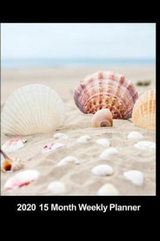 Cover of Plan On It 2020 Weekly Calendar Planner -Seashells On The Beach