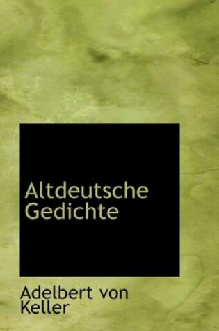 Cover of Altdeutsche Gedichte