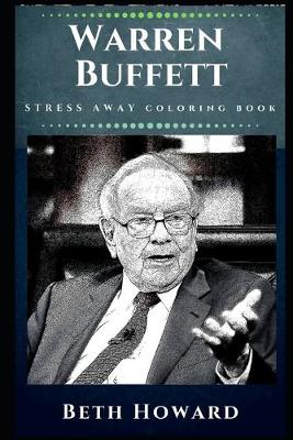 Book cover for Warren Buffett Stress Away Coloring Book
