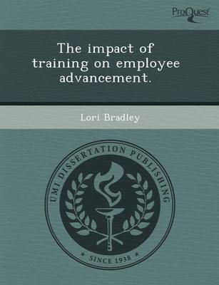 Book cover for The Impact of Training on Employee Advancement