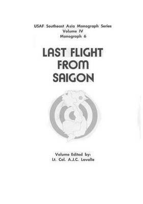 Book cover for Last Flight from Saigon