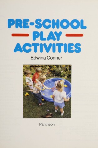 Cover of Pre School Play Activities