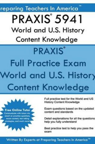 Cover of PRAXIS 5941 World and U.S. History Content Knowledge