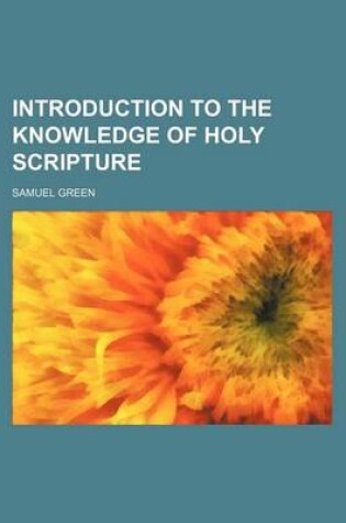 Cover of Introduction to the Knowledge of Holy Scripture