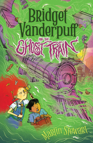 Book cover for Bridget Vanderpuff and the Ghost Train #2