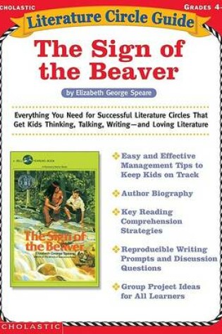 Cover of Literature Circle Guide: The Sign of the Beaver