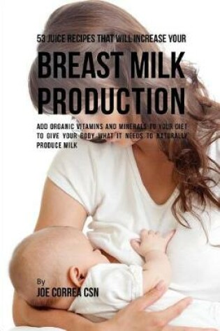 Cover of 53 Juice Recipes That Will Increase Your Breast Milk Production