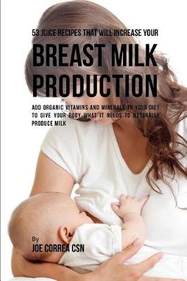 Book cover for 53 Juice Recipes That Will Increase Your Breast Milk Production