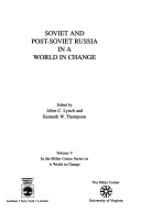 Cover of The Soviet and Post-Soviet Russia in a World in Change