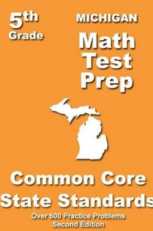 Cover of Michigan 5th Grade Math Test Prep