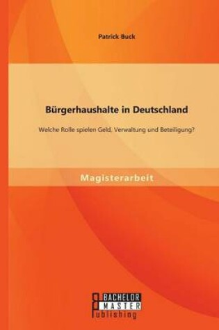 Cover of Burgerhaushalte in Deutschland