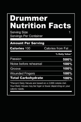 Book cover for Drummer Nutrition Facts