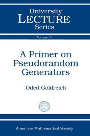 Cover of A Primer on Pseudorandom Generators