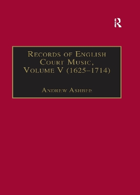 Book cover for Records of English Court Music