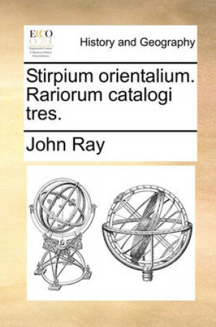 Cover of Stirpium Orientalium. Rariorum Catalogi Tres.