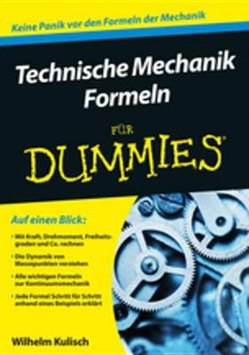 Cover of Technische Mechanik Formeln fur Dummies