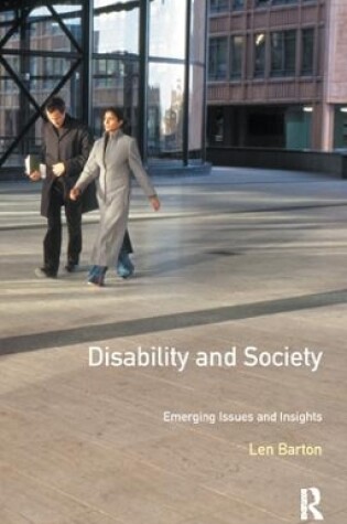 Cover of Disability and Society