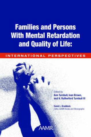 Cover of Families and People with Mental Retardation and Quality of Life