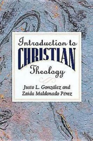 Cover of Introduction to Christian Theology