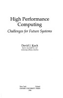 Cover of High Performance Computing
