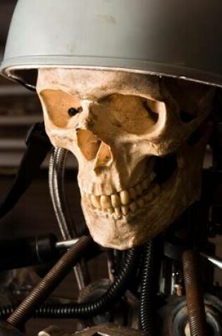 Cover of A Steampunk Human Skull with a Helmet