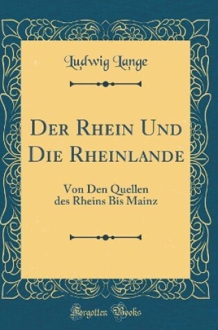 Cover of Der Rhein Und Die Rheinlande