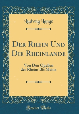 Book cover for Der Rhein Und Die Rheinlande