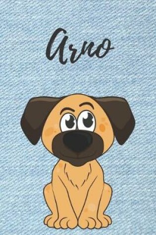 Cover of Malbuch Kinder Hunde / Tagebuch / Notizbuch / Journal / DIN A5 / Geschenk Arno