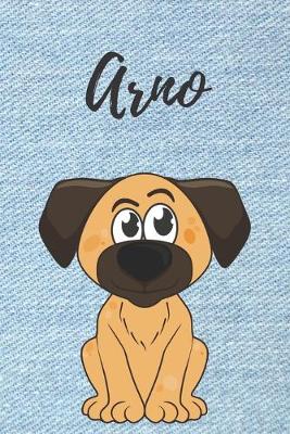 Book cover for Malbuch Kinder Hunde / Tagebuch / Notizbuch / Journal / DIN A5 / Geschenk Arno