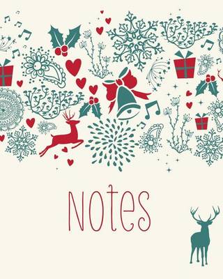 Book cover for Stag Notebook, Christmas Notes, 100 Page Holiday Notebook / Journal Jotter