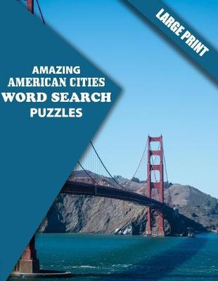 Book cover for Amazing American Cities Word Search Puzzles