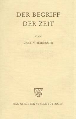 Book cover for Der Begriff Der Zeit People