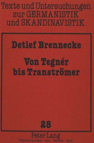 Cover of Von Tegner Bis Transtroemer