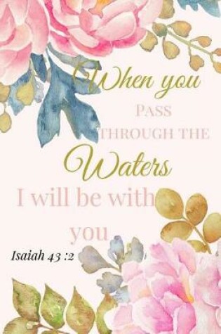 Cover of When You Pass Through The Waters. Isaiah 43