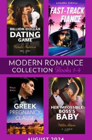 Cover of Modern Romance August 2024 Books 1-4