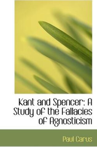 Cover of Kant and Spencer