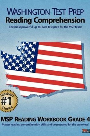 Cover of Washington Test Prep Reading Comprehension Msp Reading Workbook Grade 4