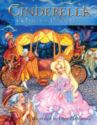 Book cover for Cinderella (illustrated)
