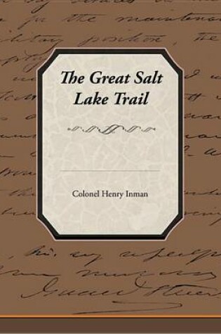 Cover of The Great Salt Lake Trail (eBook)