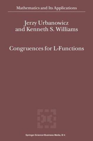 Cover of Congruences for L-Functions