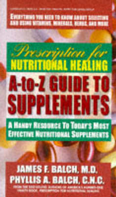 Book cover for A to Z Guide to Supplements