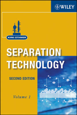 Book cover for Kirk-Othmer Separation Technology, 2 Volume Set