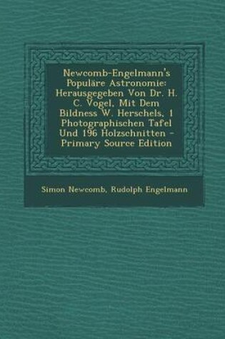 Cover of Newcomb-Engelmann's Populare Astronomie