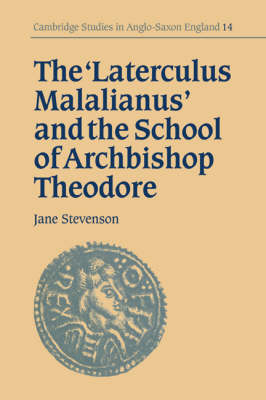 Book cover for The 'Laterculus Malalianus' and the School of Archbishop Theodore