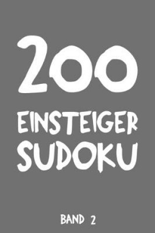 Cover of 200 Einsteiger Sudoku Band 2