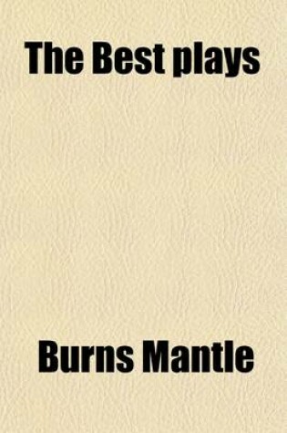 Cover of Burns Mantle Yearbook