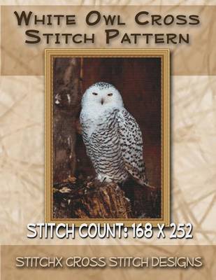 Book cover for White Owl Cross Stitch Pattern